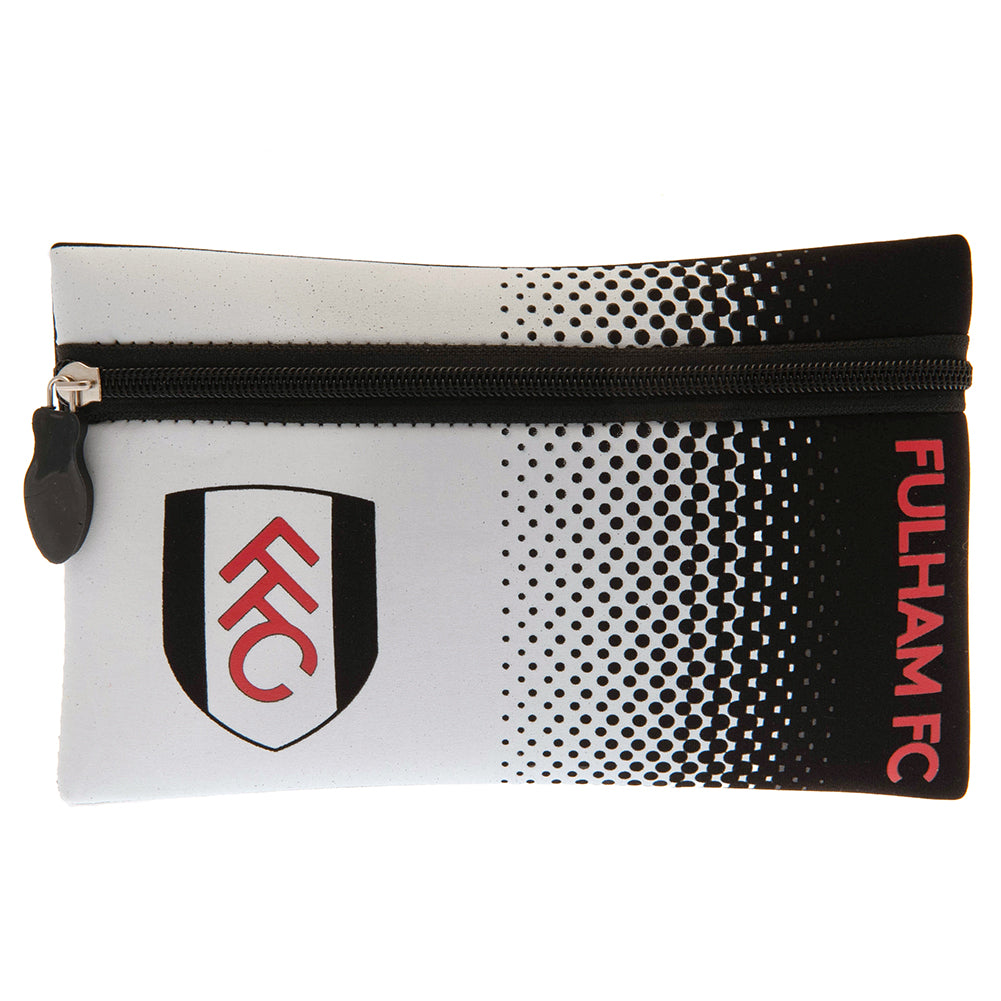 Fulham FC Stylish Fade Design Neoprene Zipped Pencil Case