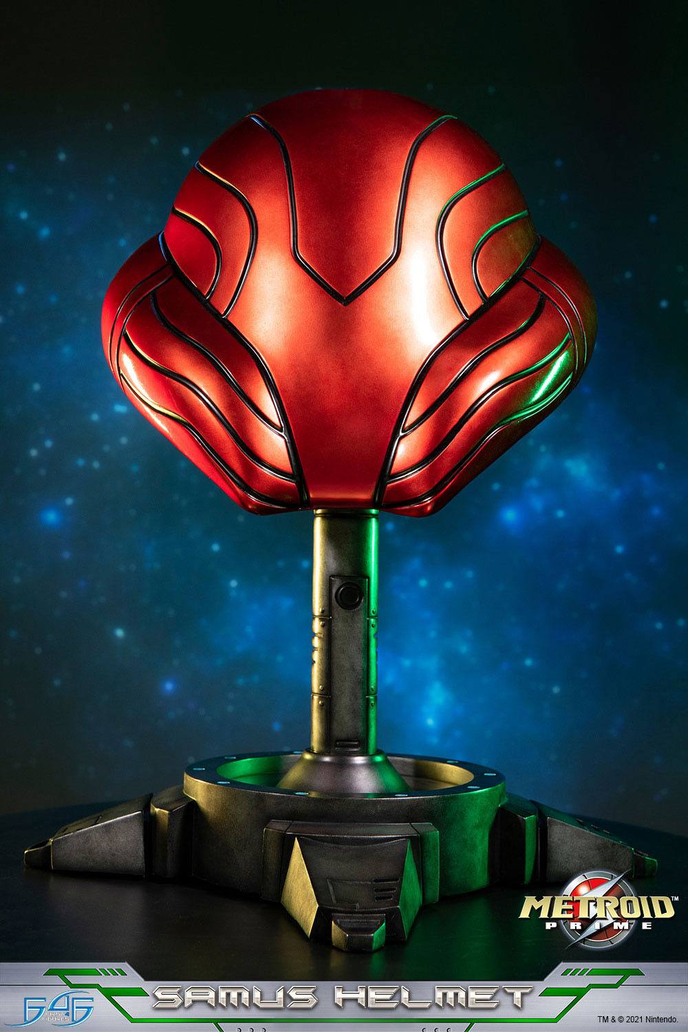 First4Figures Collectible Metroid Prime Samus Helmet Resin Statue