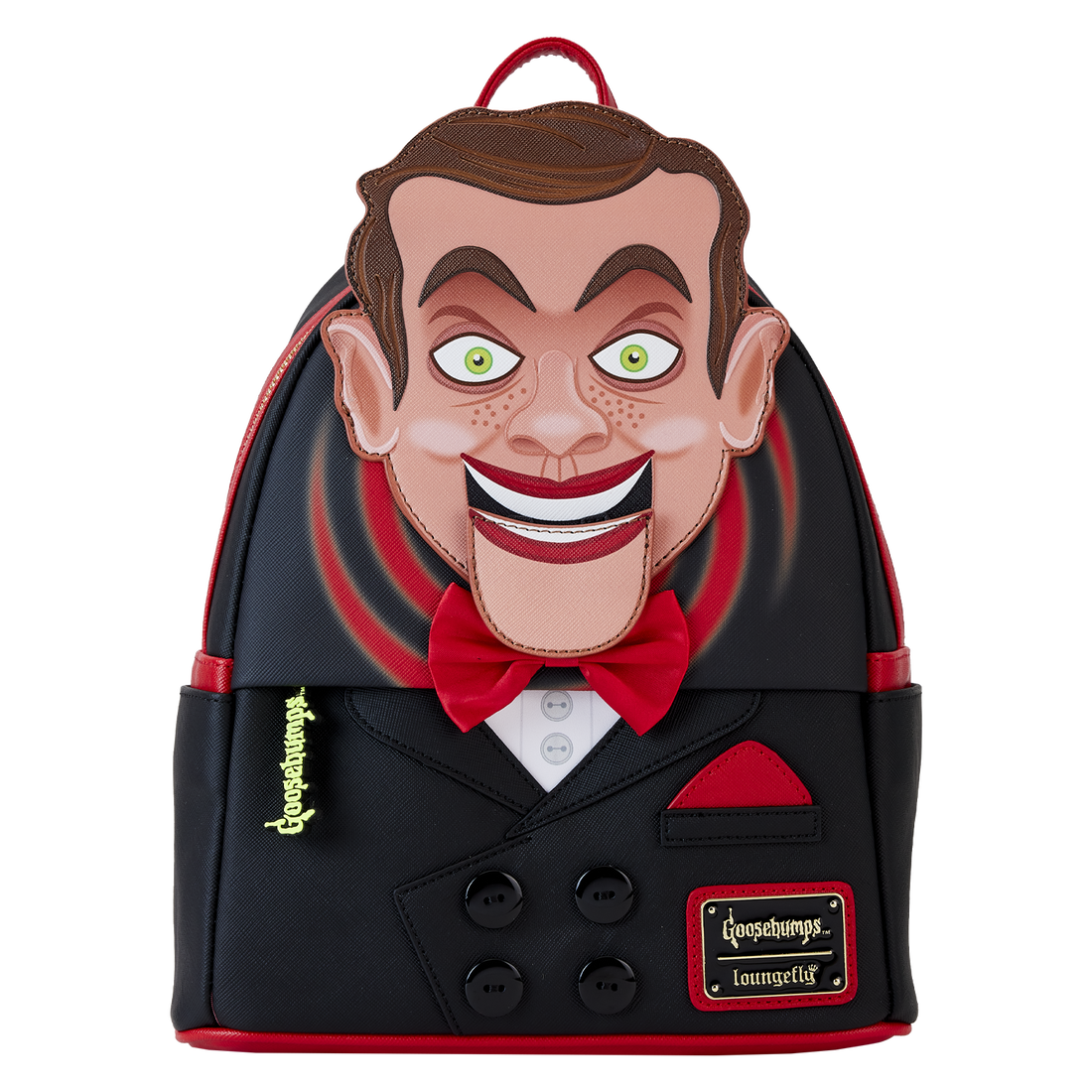 Loungefly Goosebumps Slappy The Dummy Cosplay Adjustable Mini Backpack