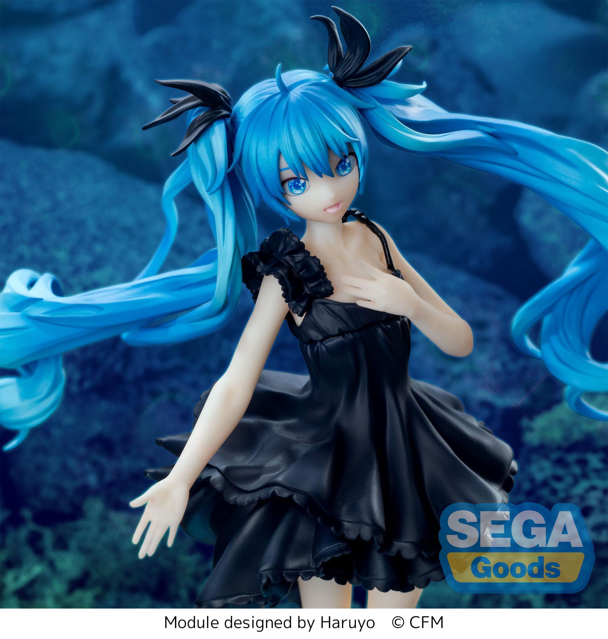 Hatsune Miku (Deep Sea Girl) Figure from Project DIVA MEGA 39's Luminasta Series