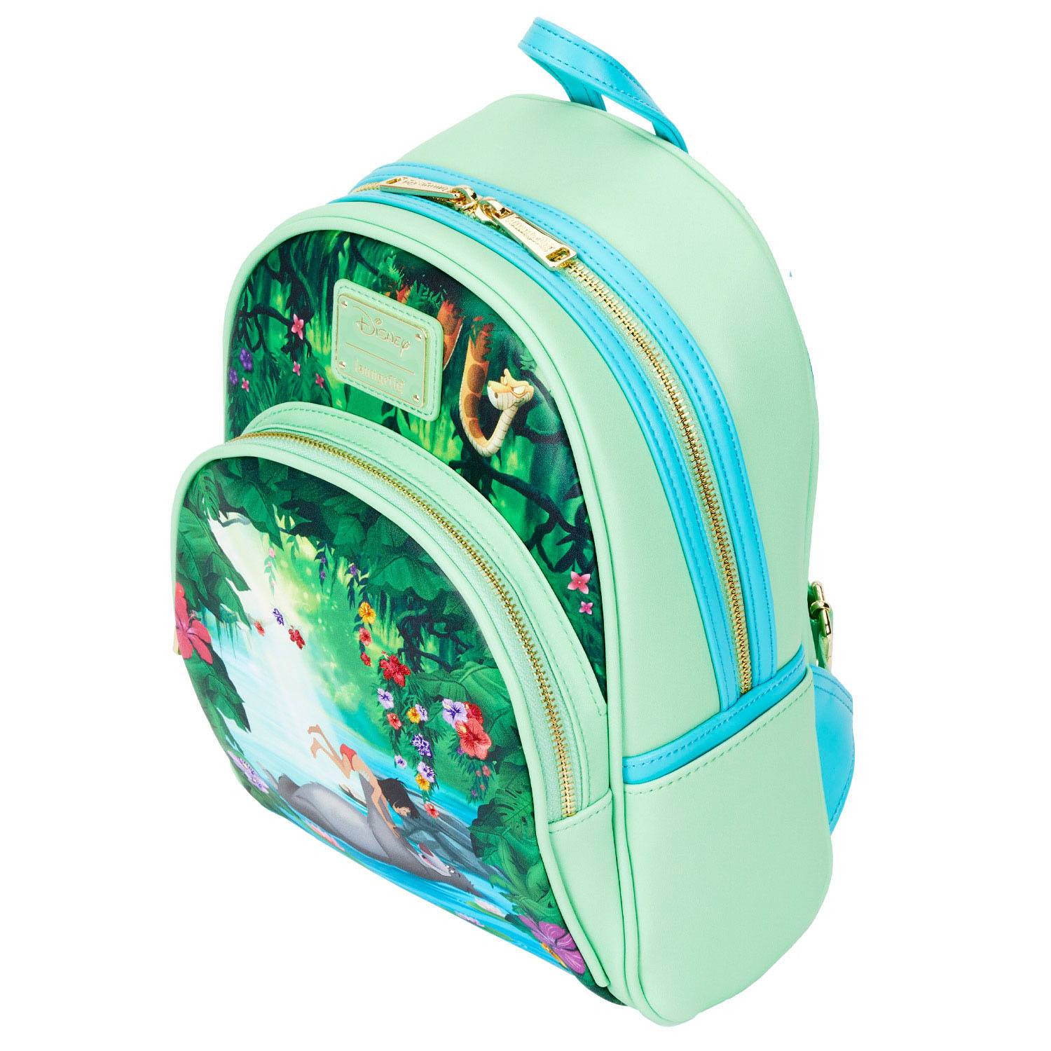 Loungefly Disney Jungle Book Bare Necessities Themed Mini Backpack for Disney Fans
