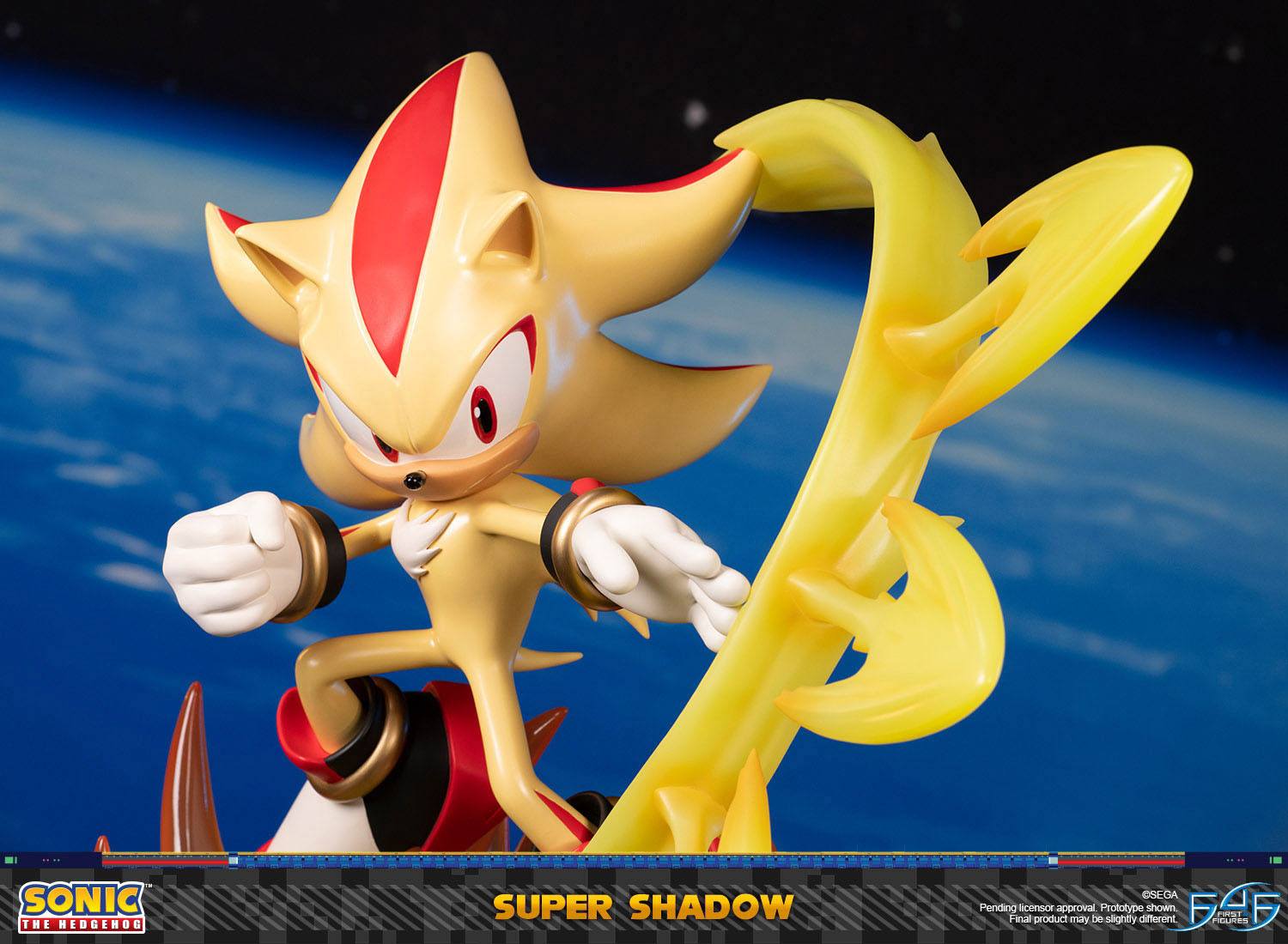 First4Figures Collectible Sonic The Hedgehog Super Shadow Resin Statue