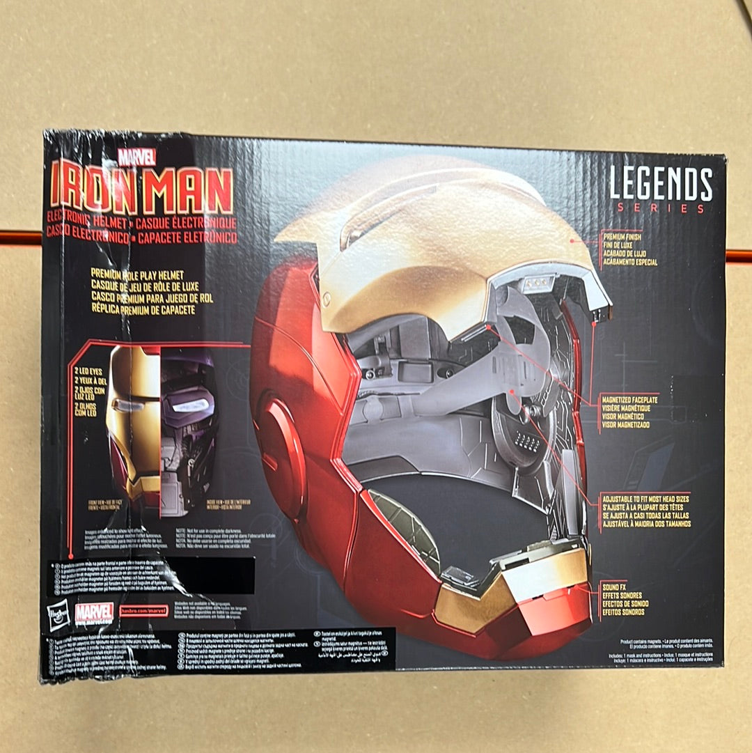 Marvel Legends 1:1 Replica Iron Man Electronic Helmet - Damaged Box or Ex-Returns