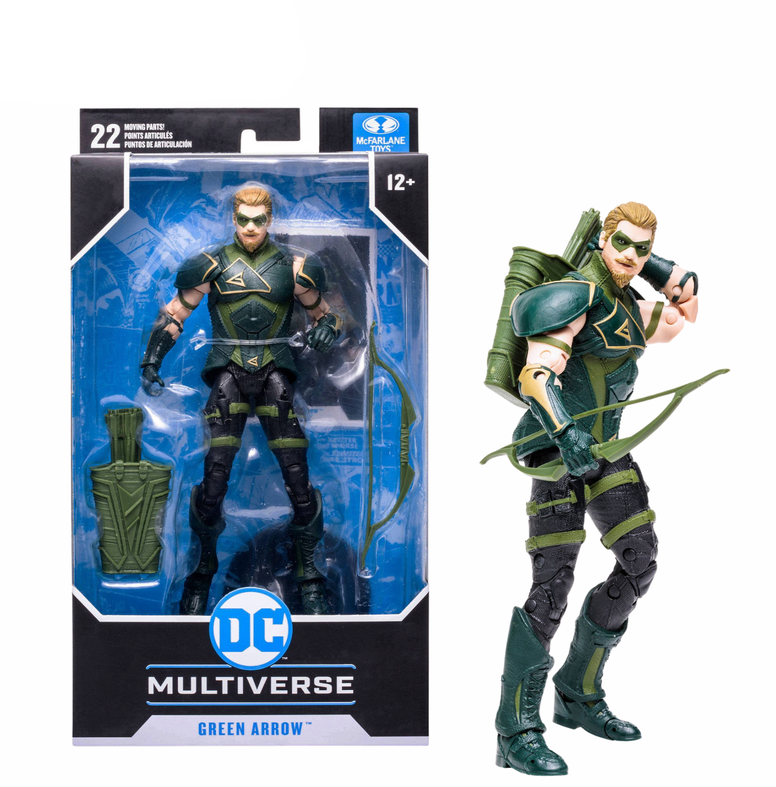 McFarlane DC Multiverse 7-Inch Highly Detailed Green Arrow Action Figure for Collectors and Fans