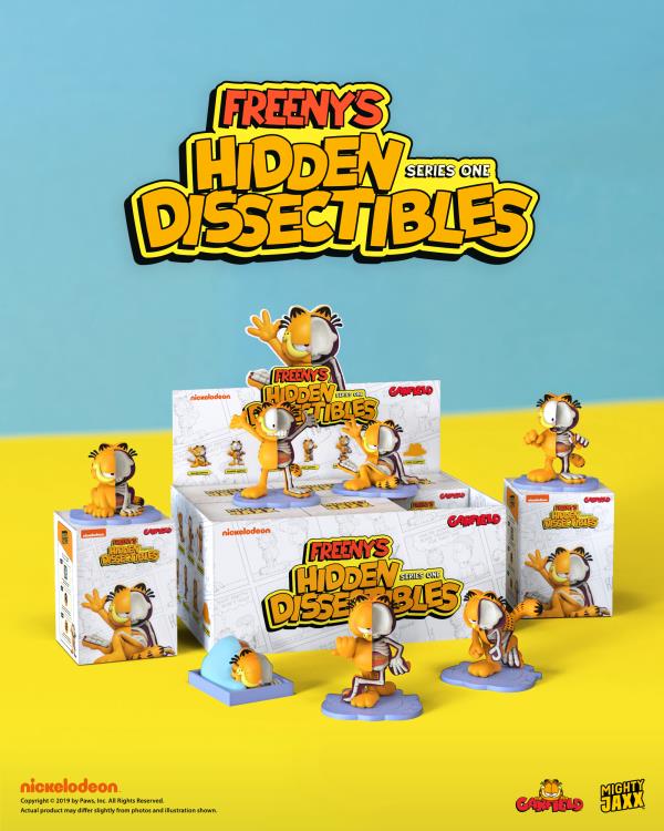 Garfield Mighty Jaxx Freeny's Dissectibles Blind Box - Set of 6 Random Vinyl Figures
