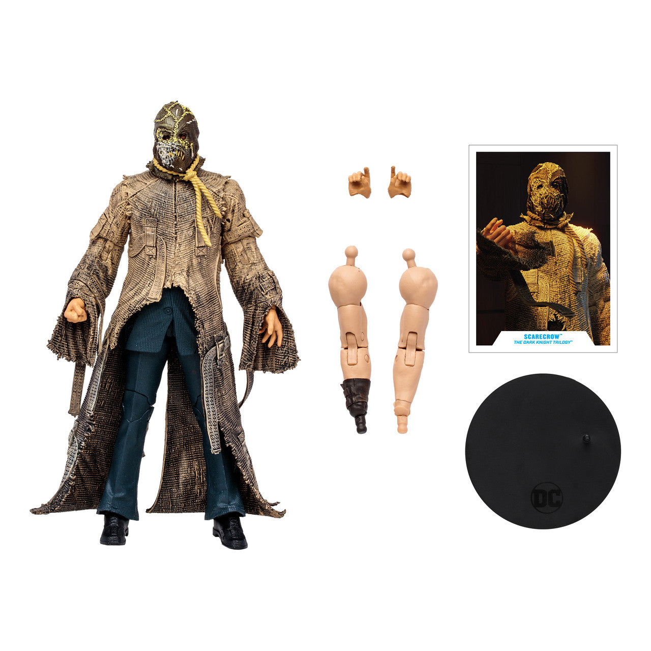 McFarlane DC Multiverse Highly Detailed 7-Inch Action Figure of Scarecrow from The Dark Knight Trilogy