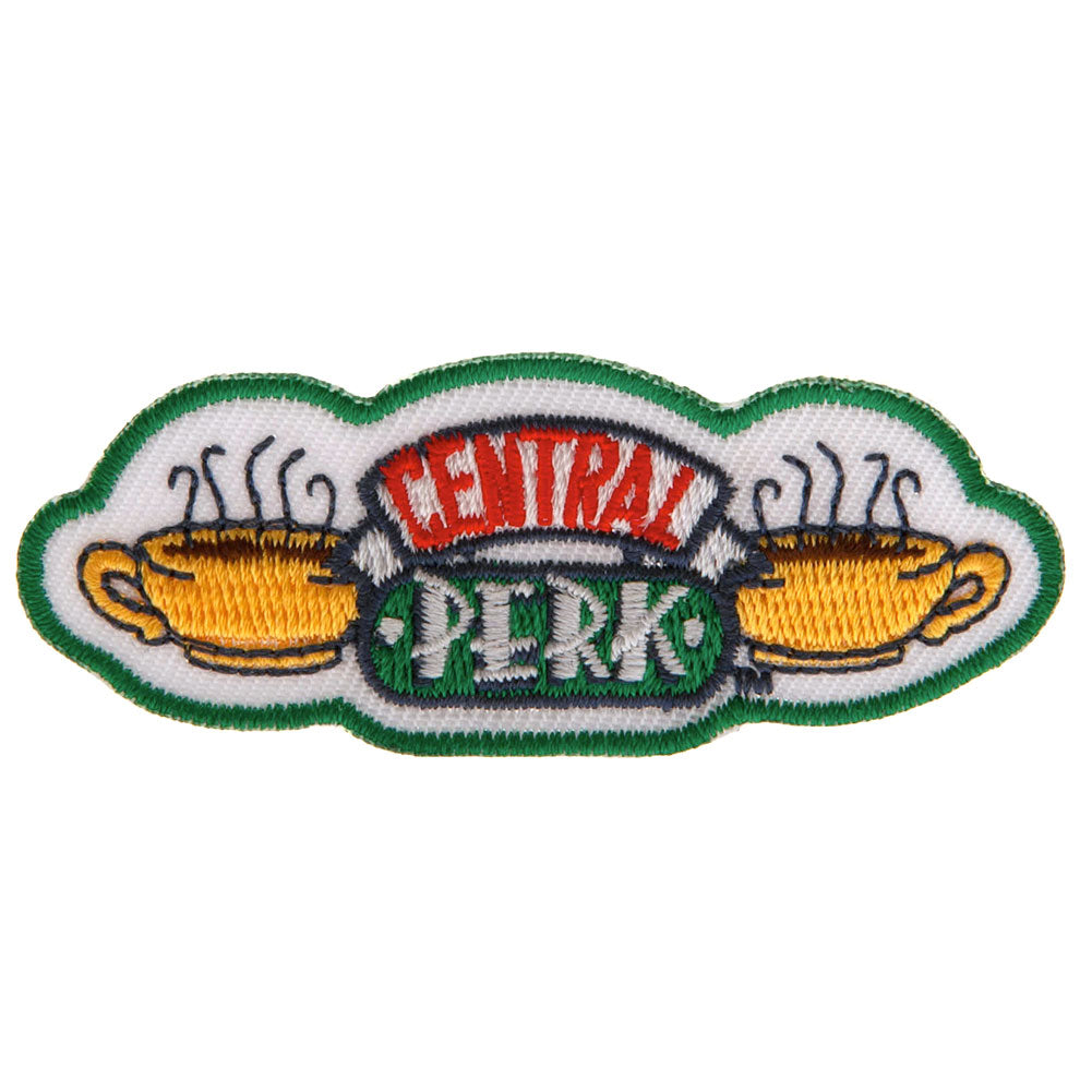 Friends Central Perk Logo Iron - On Embroidered Patch for School Bags and Clothing