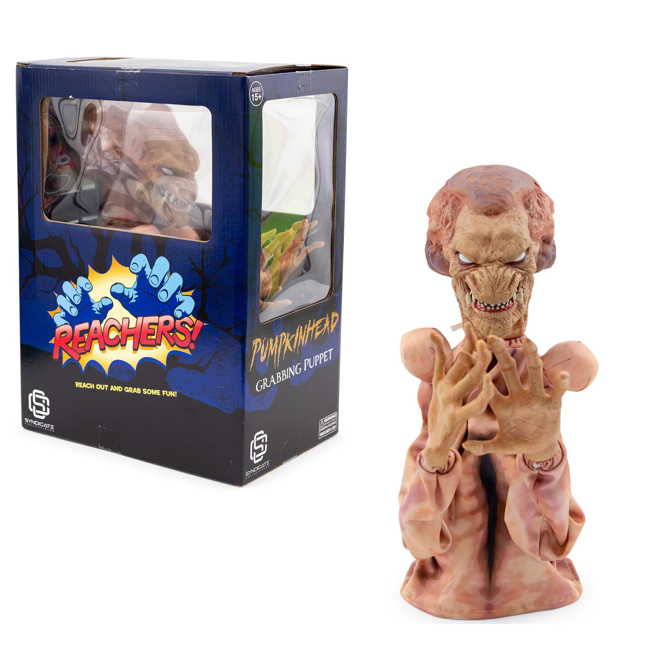 Horror Reachers 13-Inch Pumpkinhead Boxing Grabbing Hand Puppet