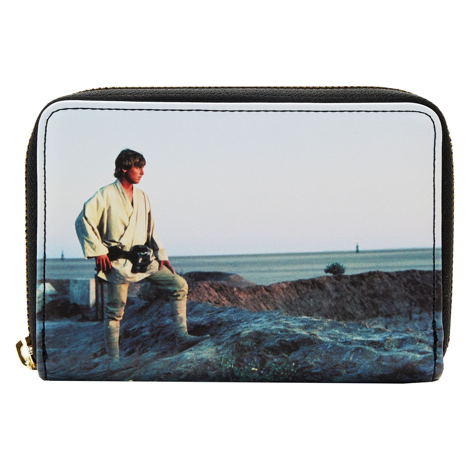Loungefly Star Wars A New Hope Final Frames Stylish Zip Around Wallet for Star Wars Fans