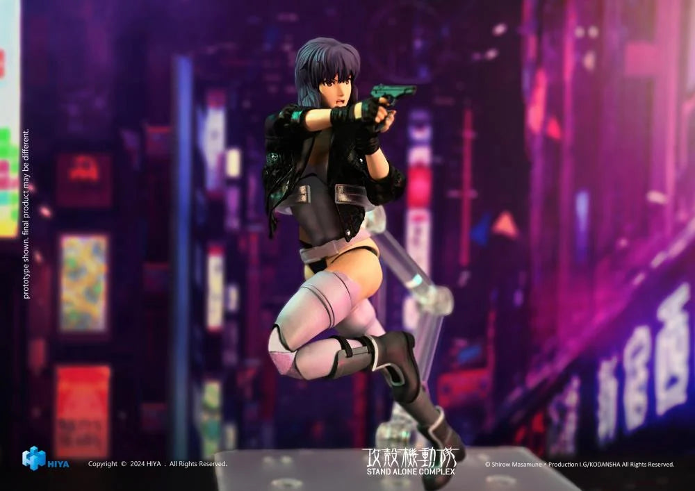 Exquisite Super Series 1/12 Scale Exclusive Previews Action Figure of Motoko Kusanagi from Ghost in the Shell: Stand Alone Complex