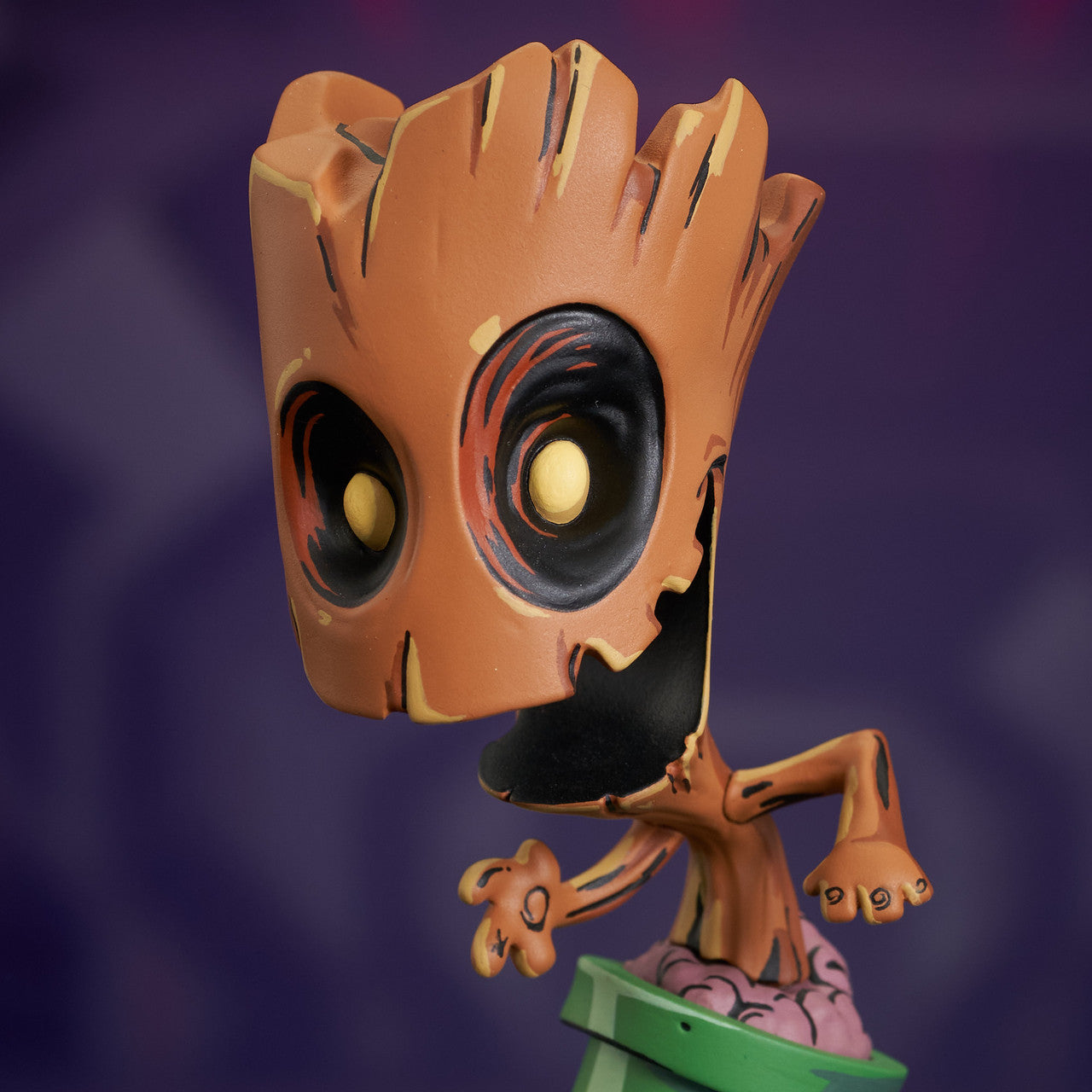 Limited Edition Resin Pot Marvel Animated Groot Collectible Statue