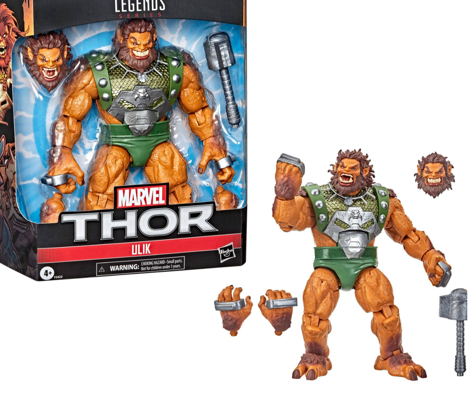 6-Inch Action Figure of Ulik the Troll King from Marvel Legends Series
