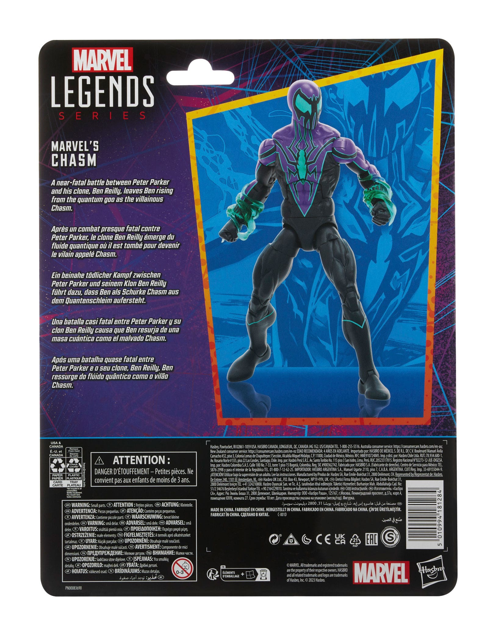 Marvel Legends Retro-Style Action Figure - Marvel's Chasm from the Hasbro Collection