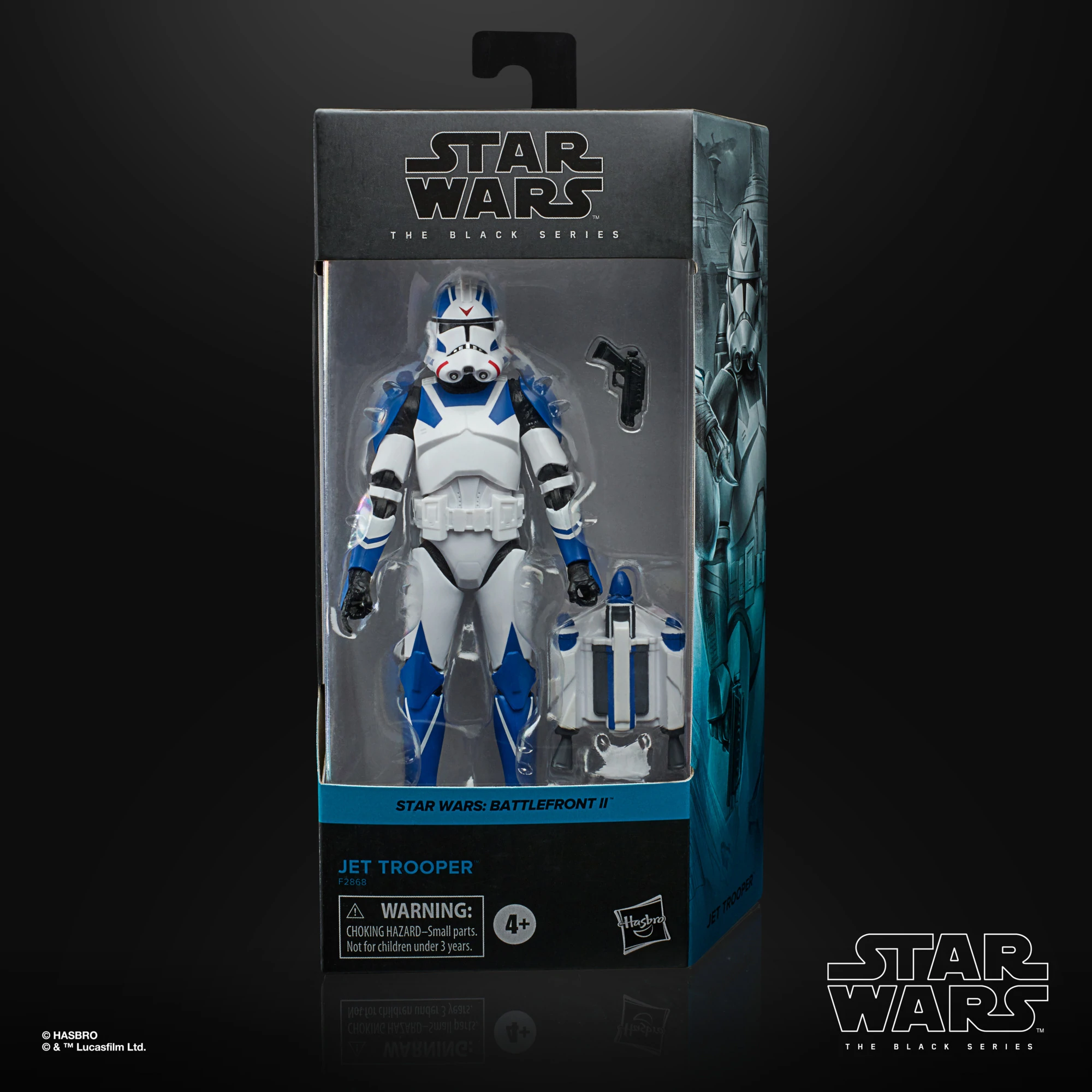 Hasbro's High - Quality 6 - Inch Action Figure of Star Wars The Black Series Gaming Greats Jet Trooper