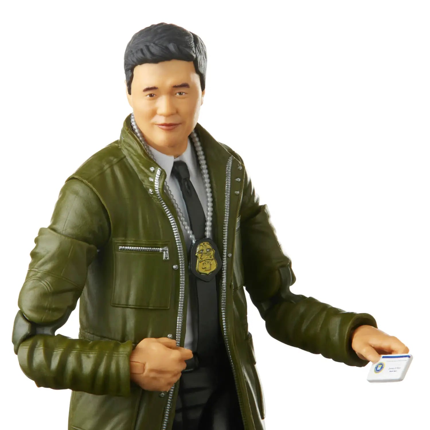 Hasbro 6-Inch Marvel Legends Series Agent Jimmy Woo Action Figure with Khonshu BAF Piece