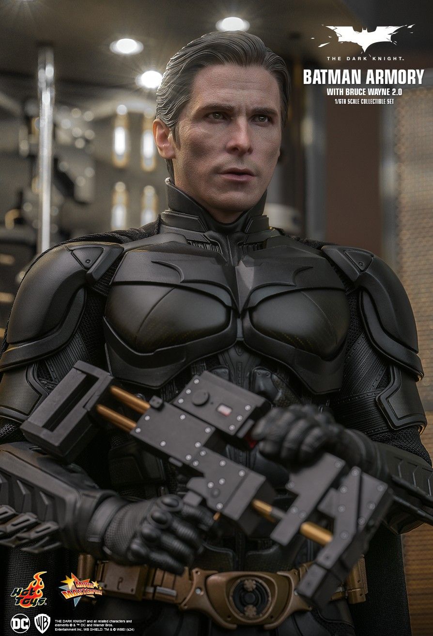 Hot Toys 1/6 Scale Batman Armory Set with Bruce Wayne (2.0)