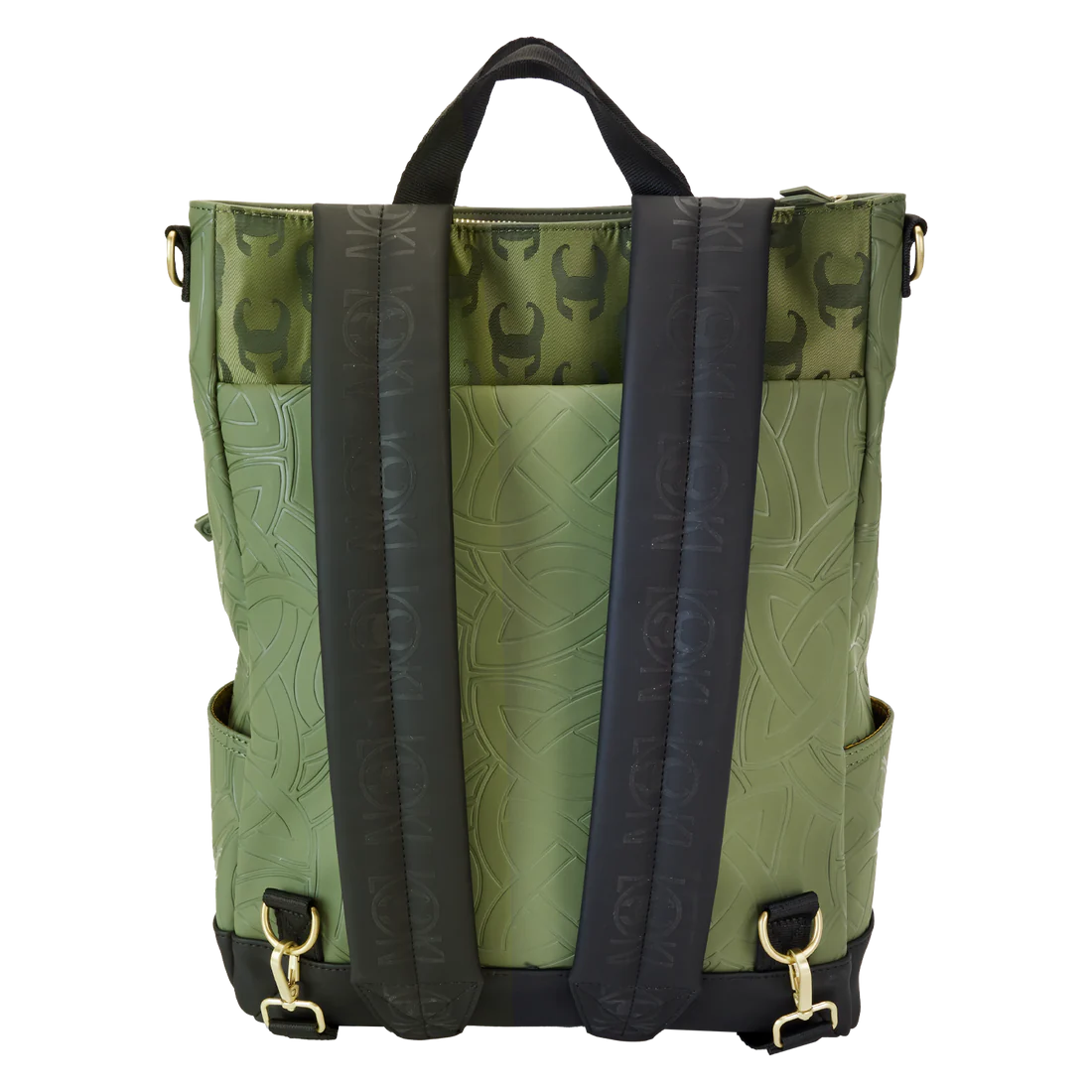 Loungefly Collectiv Marvel Loki The Creative Convertible Travel Tote Bag for Fandom Lovers