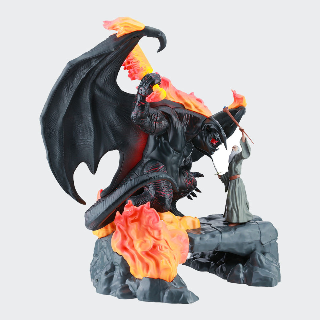 Officially Licensed Lord of the Rings Balrog vs Gandalf Glowing Desk Lamp