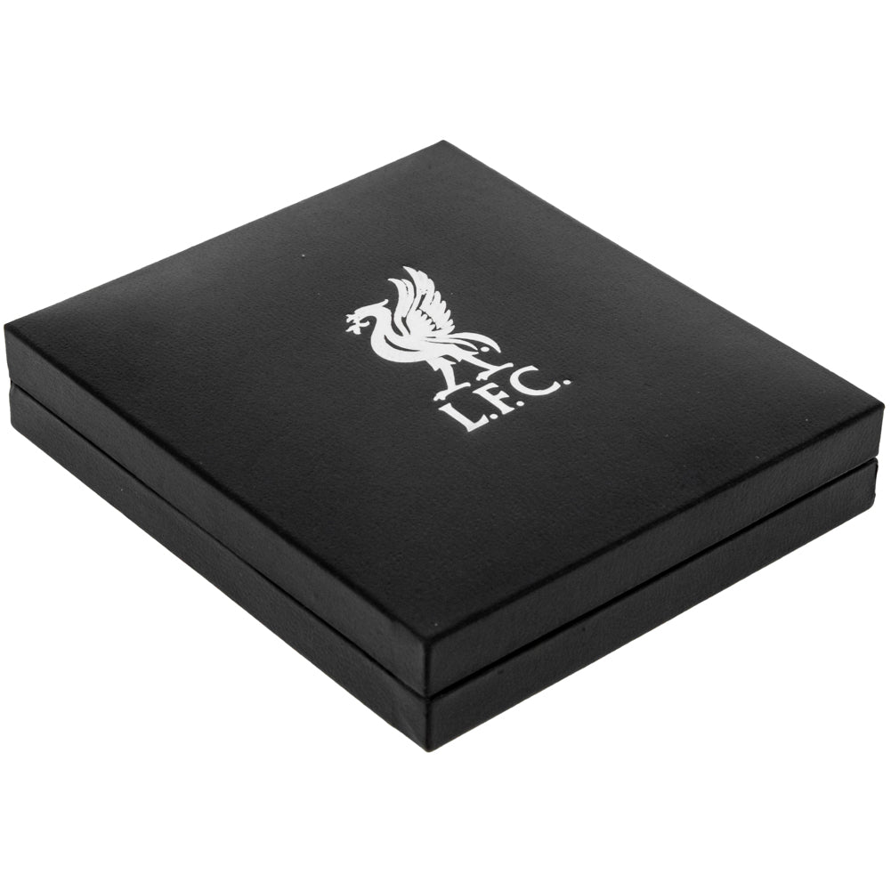 Liverpool FC Stainless Steel Engraved Heart-Shaped Necklace
