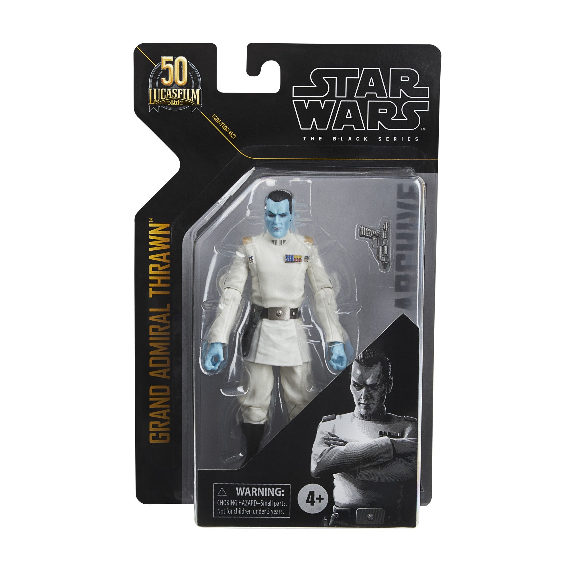 Hasbro Star Wars The Black Series Archive 6 - Inch Action Figure of Grand Admiral Thrawn, a Collectible for Fans