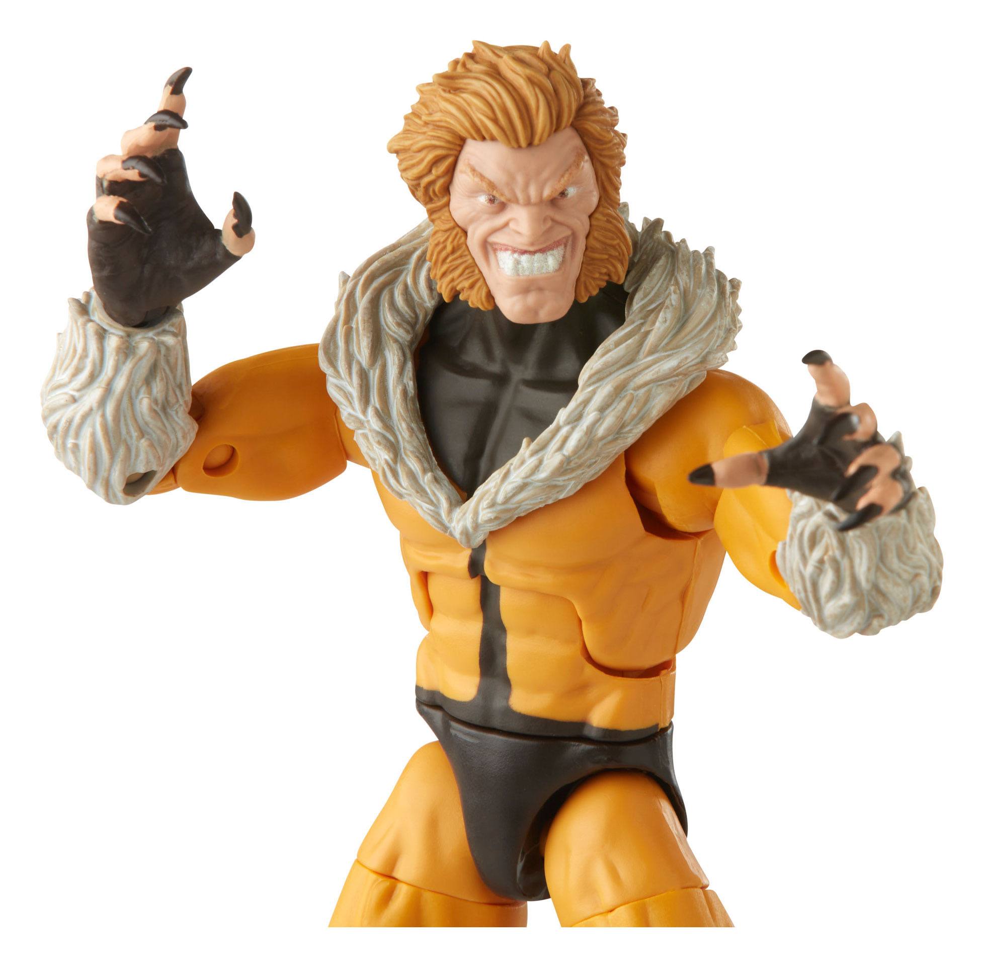 Marvel Legends Series 6-Inch Action Figure of Marvel’s Fierce Sabretooth