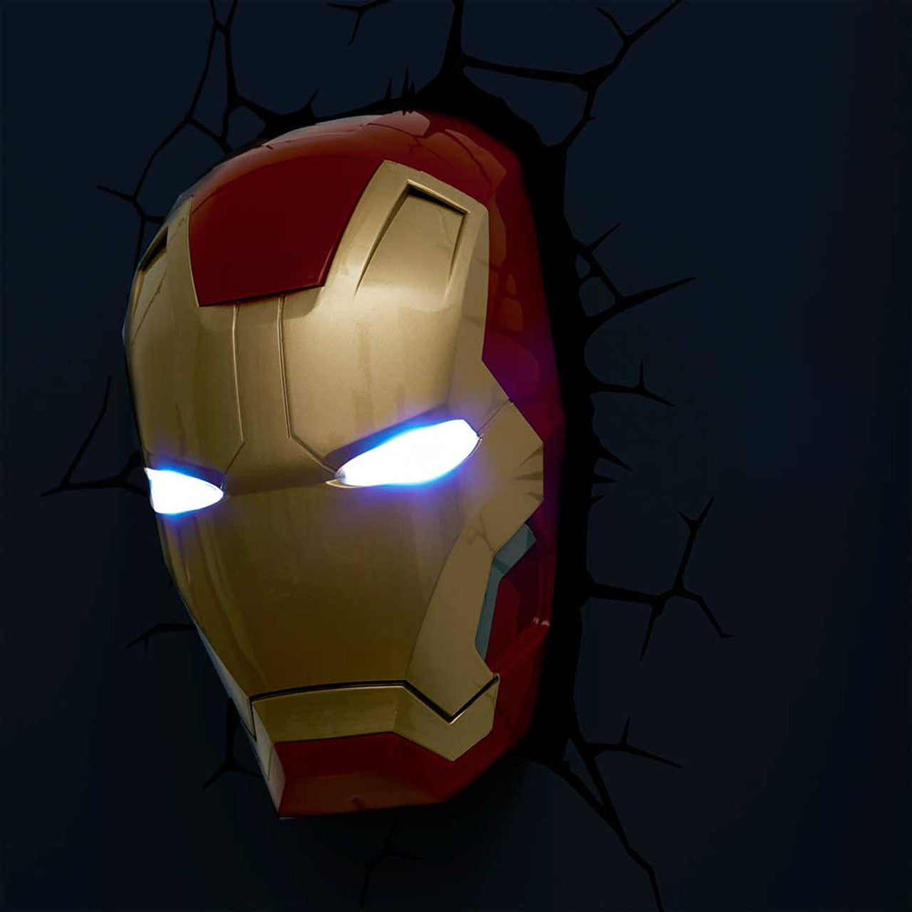 Marvel-themed Iron Man 3D Wall-mounted Decorative Lighting Fixture