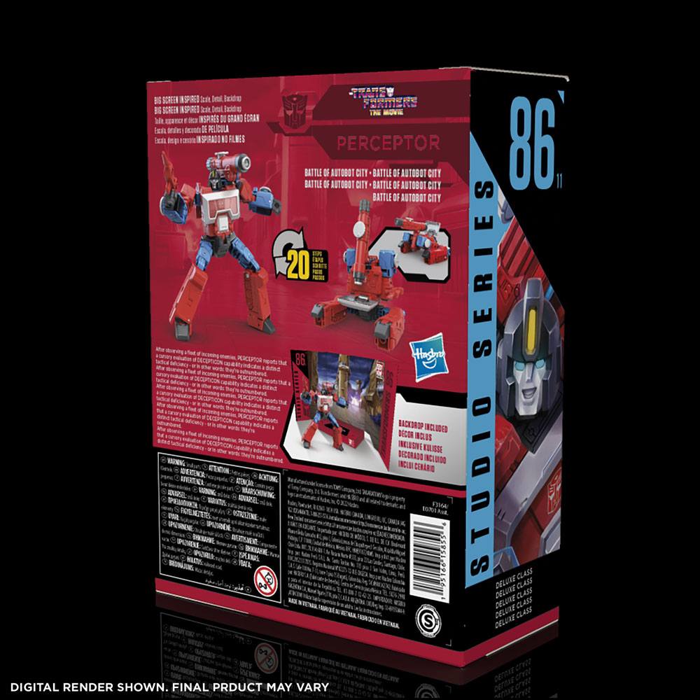 Hasbro Studio Series 86-11 Deluxe Transformers Movie-inspired Perceptor Action Figure