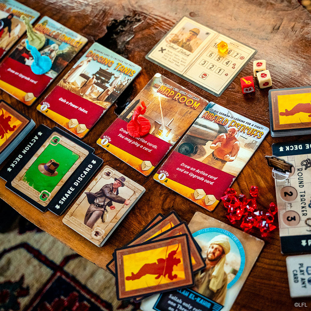 Funko Board Games - Indiana Jones Sands of Adventure: An Exciting Tabletop Gaming Experience