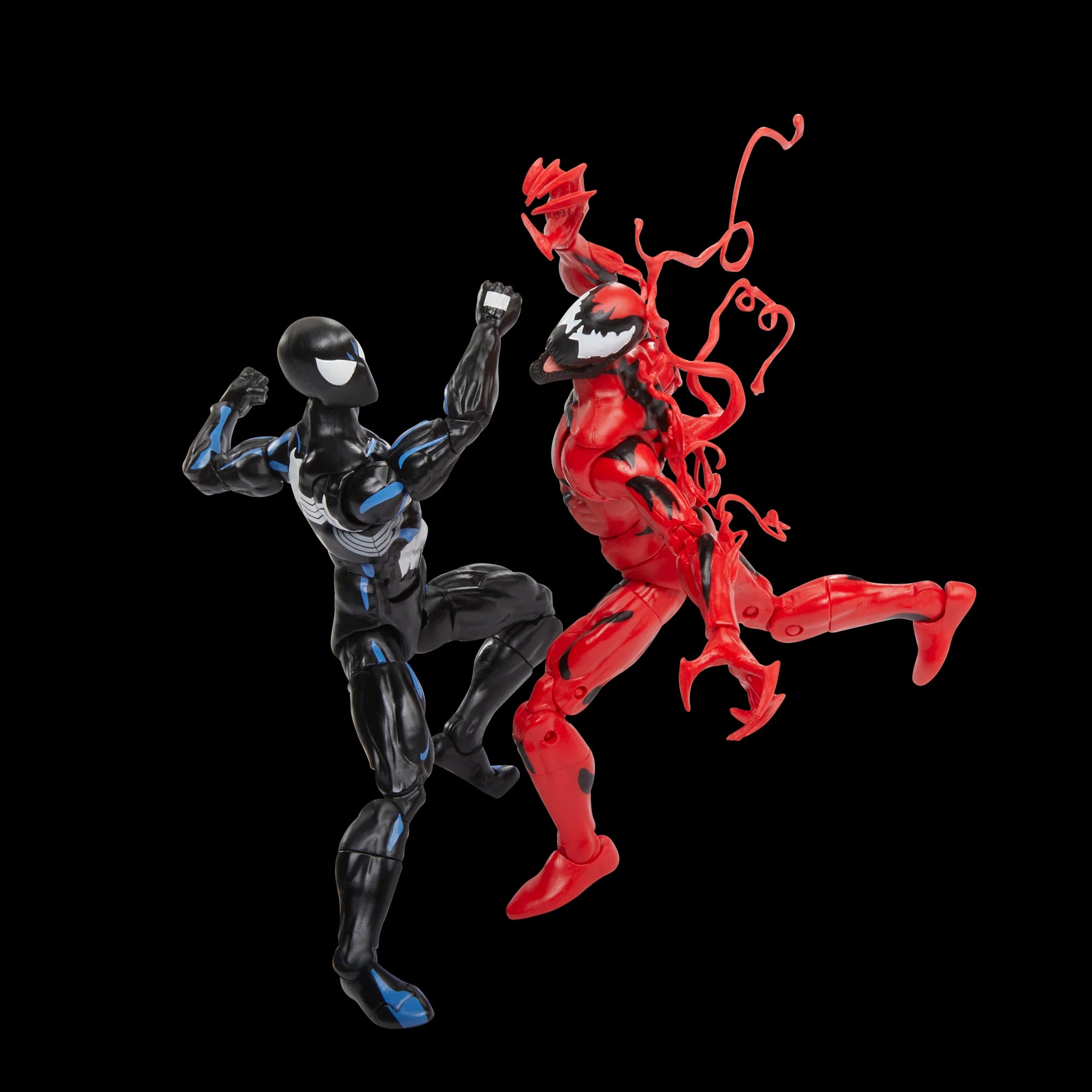 Marvel Legends Series Collectible 6-Inch Scale Action Figures Set of Spider-Man with Symbiote and Carnage