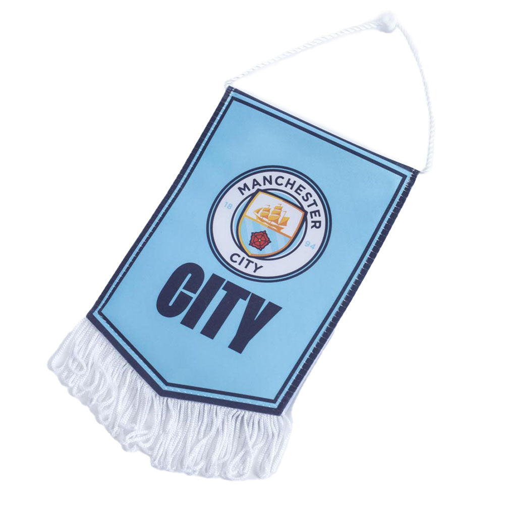 Mini Decorative Manchester City Football Club Pennant for Display