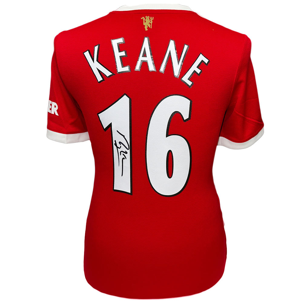 Authentic Roy Keane Signed Replica Shirt of Manchester United FC (2020 - 2022 Season)