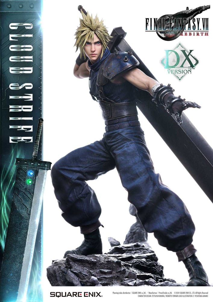 Final Fantasy VII Rebirth Square Enix Masterline Cloud Strife 1/4 Scale Deluxe Statue
