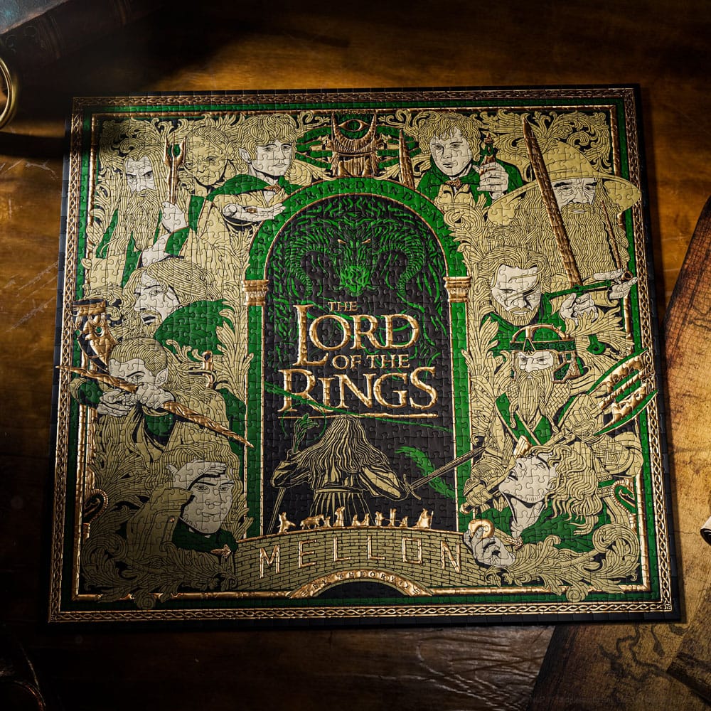 Innovative 1000-Piece Multi-Dimensional Lord of the Rings Puzzle