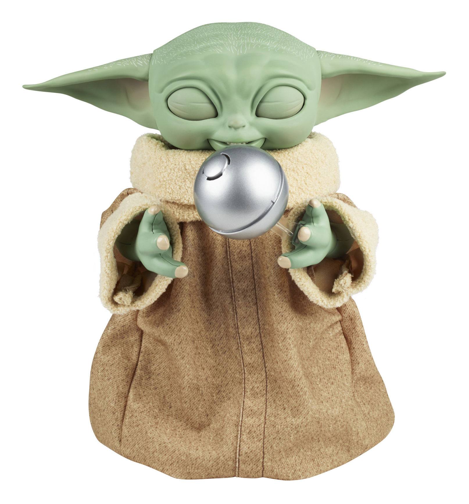 Hasbro's Interactive Star Wars Galactic Snackin' Grogu Animatronic Toy