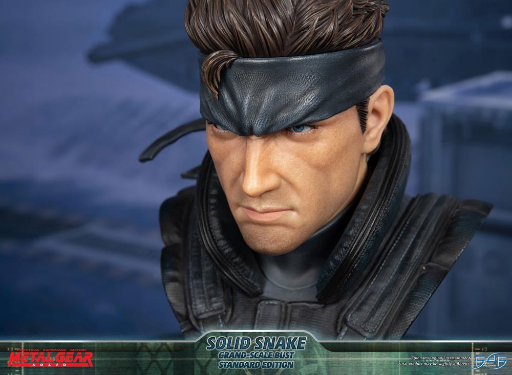 First4Figures Grand Scale Collectible Bust of Solid Snake from Metal Gear Solid