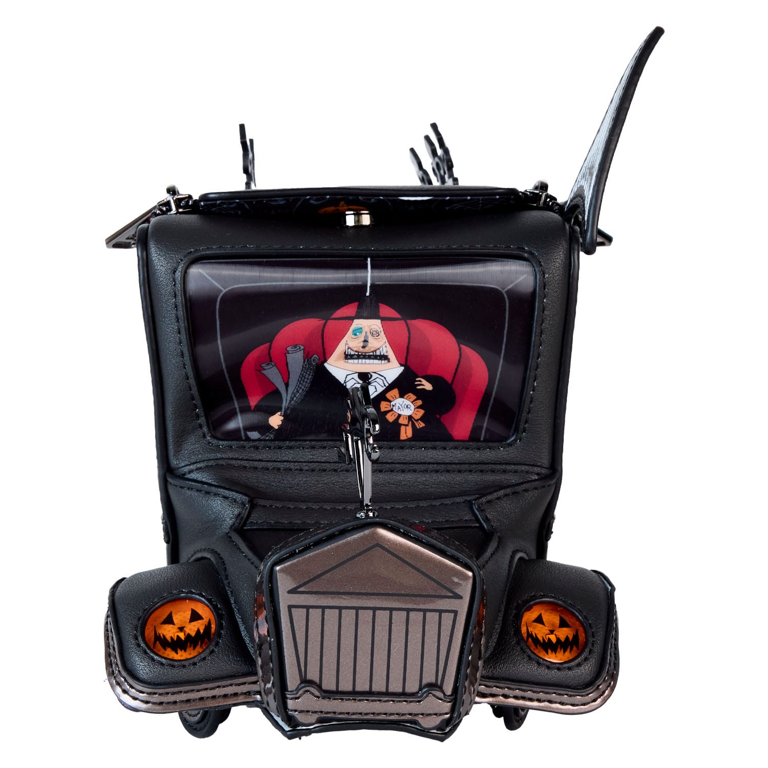 Loungefly Disney Nightmare Before Christmas Mayor's Car-Shaped Figural Crossbody Purse