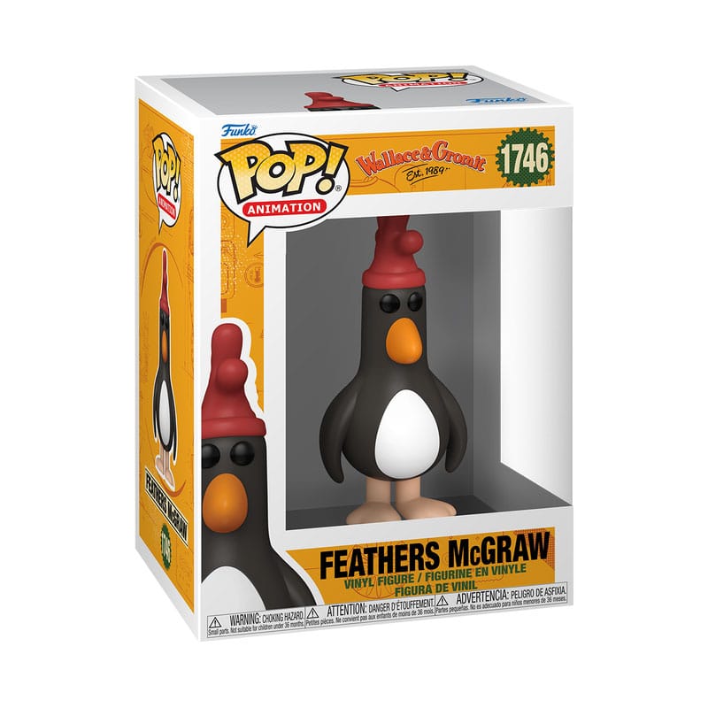 Wallace & Gromit Feathers McGraw Funko POP! 10cm Vinyl Collectible Figure