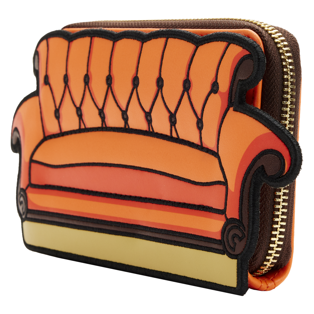 Loungefly Licensed Friends Introduction Couch-Styled Zip Around Wallet for Fashion Lovers