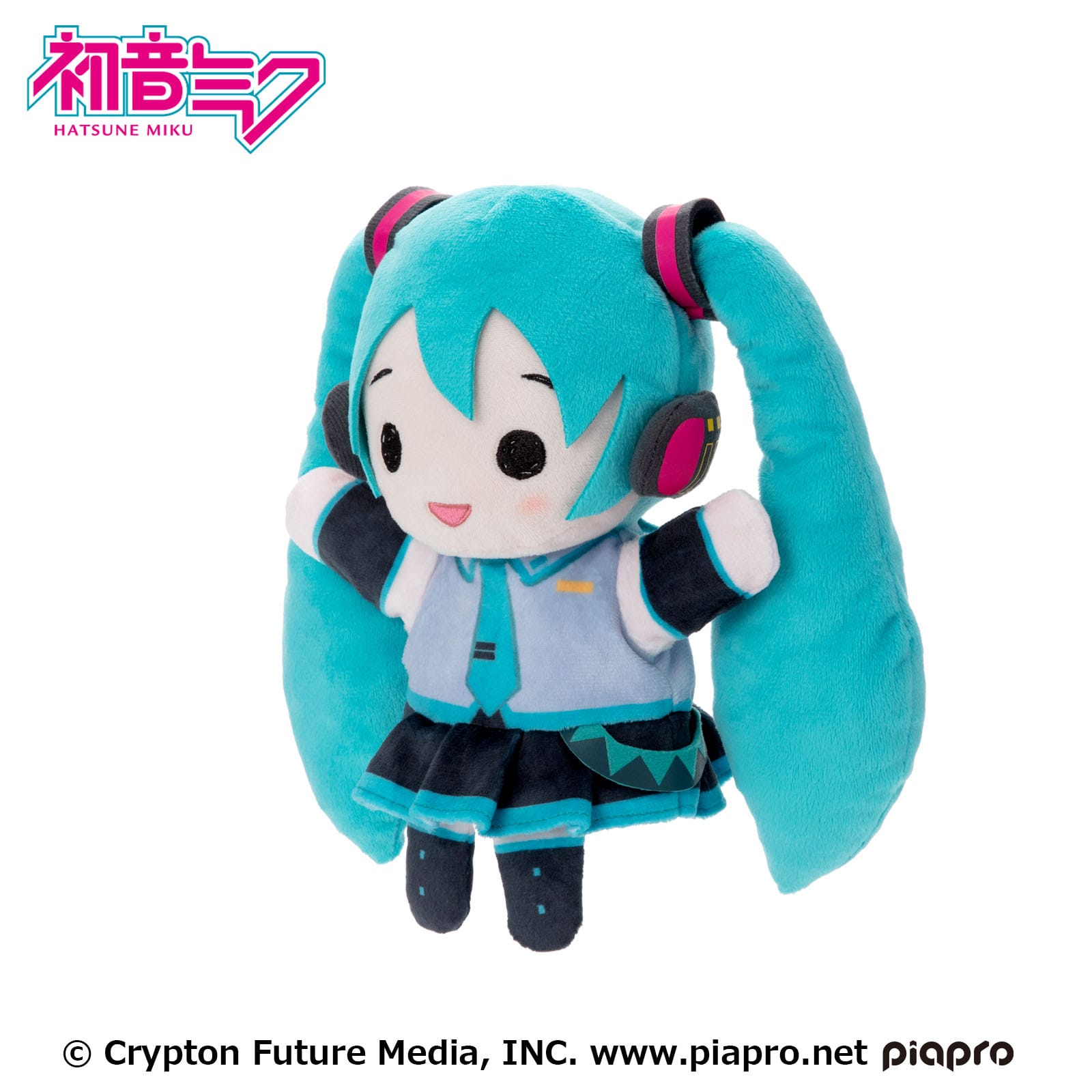 Adorable 100% Polyester Hatsune Miku Hand Puppet Plush Toy