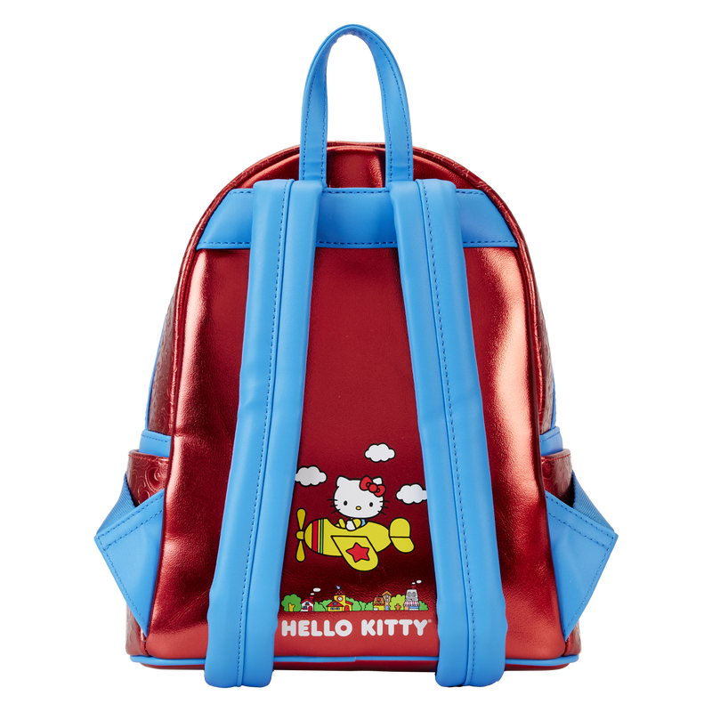 Loungefly Sanrio Hello Kitty 50th Anniversary Metallic Mini Coin Bag Style Backpack for Fashion Lovers