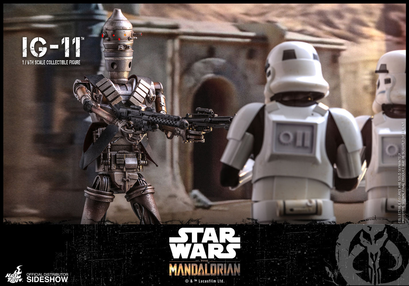 Hot Toys 1:6 Scale Star Wars Mandalorian IG-11 Detailed Collectible Figure