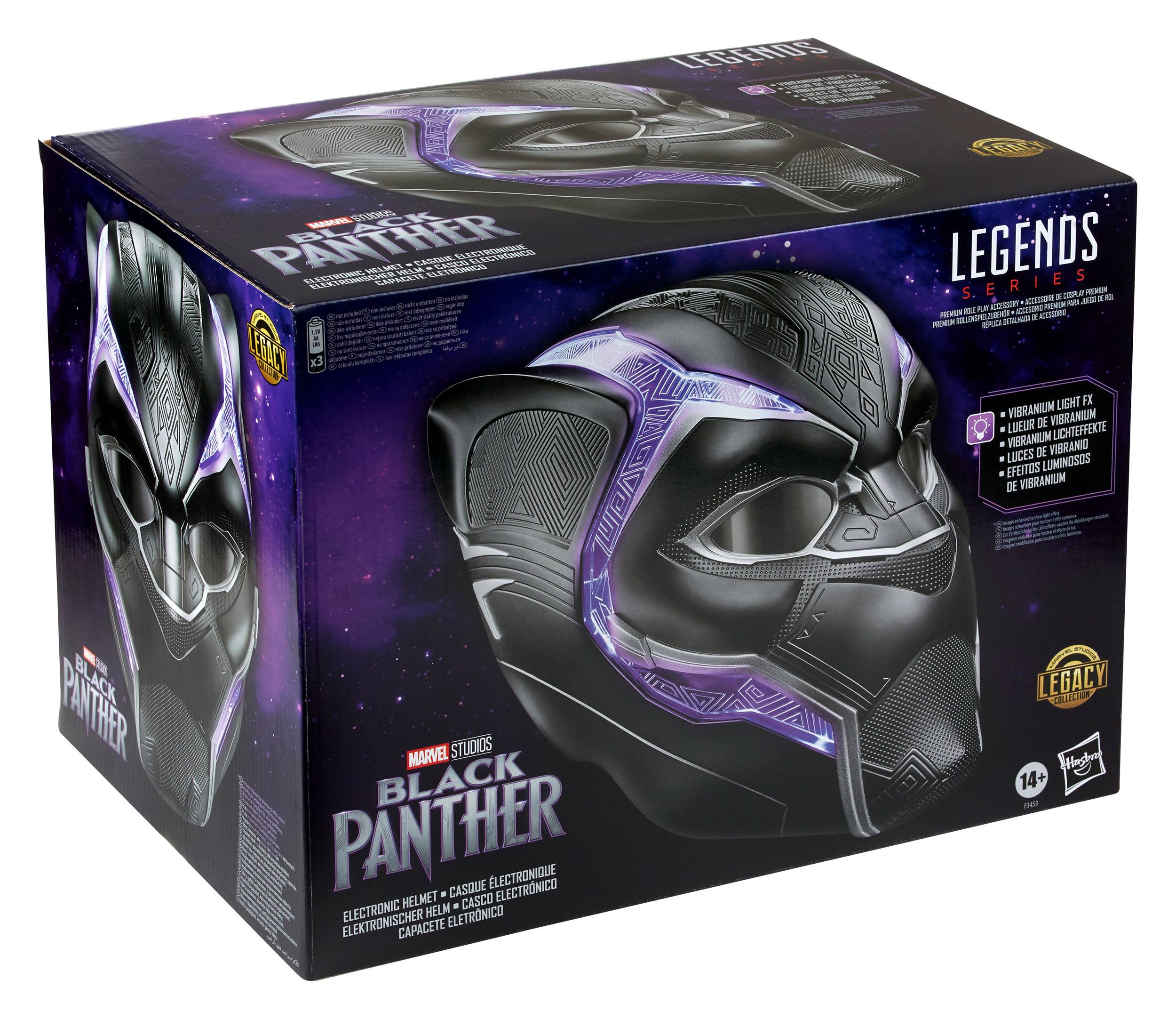 Hasbro High - Quality Electronic Role - Play Marvel Legends Series Black Panther Helmet for Collectors and Enthusiasts
