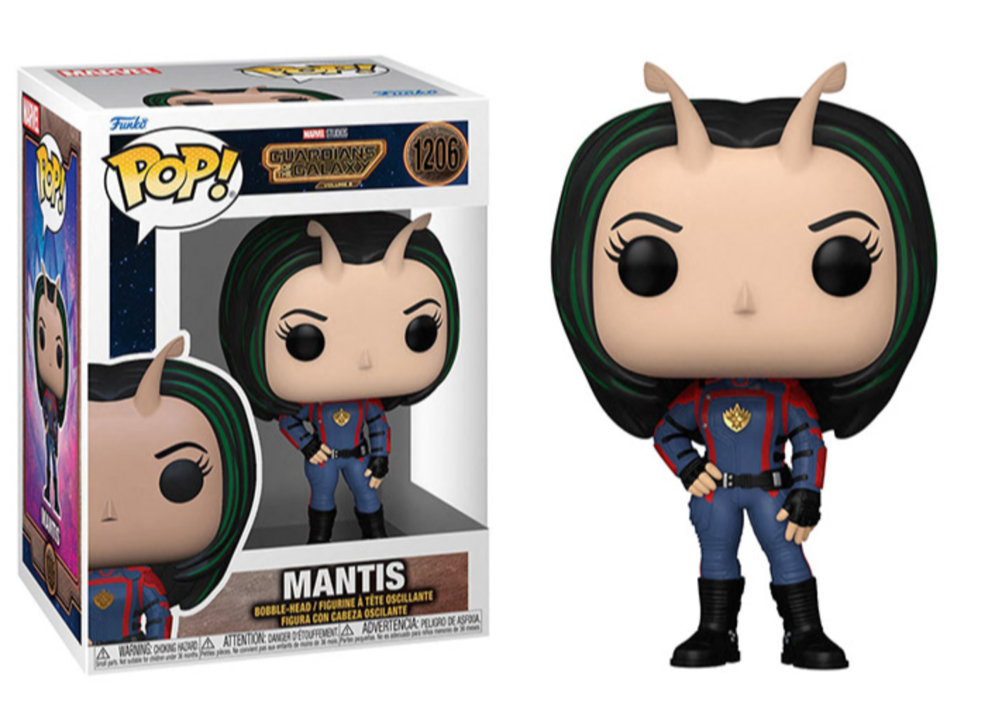Funko Pop! Vinyl Figure: Guardians of the Galaxy Vol. 3 Mantis, 10.6 cm Tall