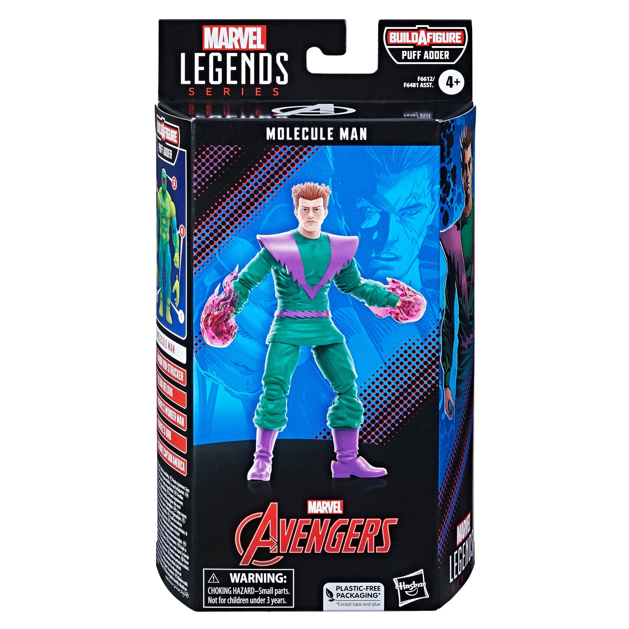 Marvel Legends Series Classic Comic Style Molecule Man Action Figure Collectible Toy