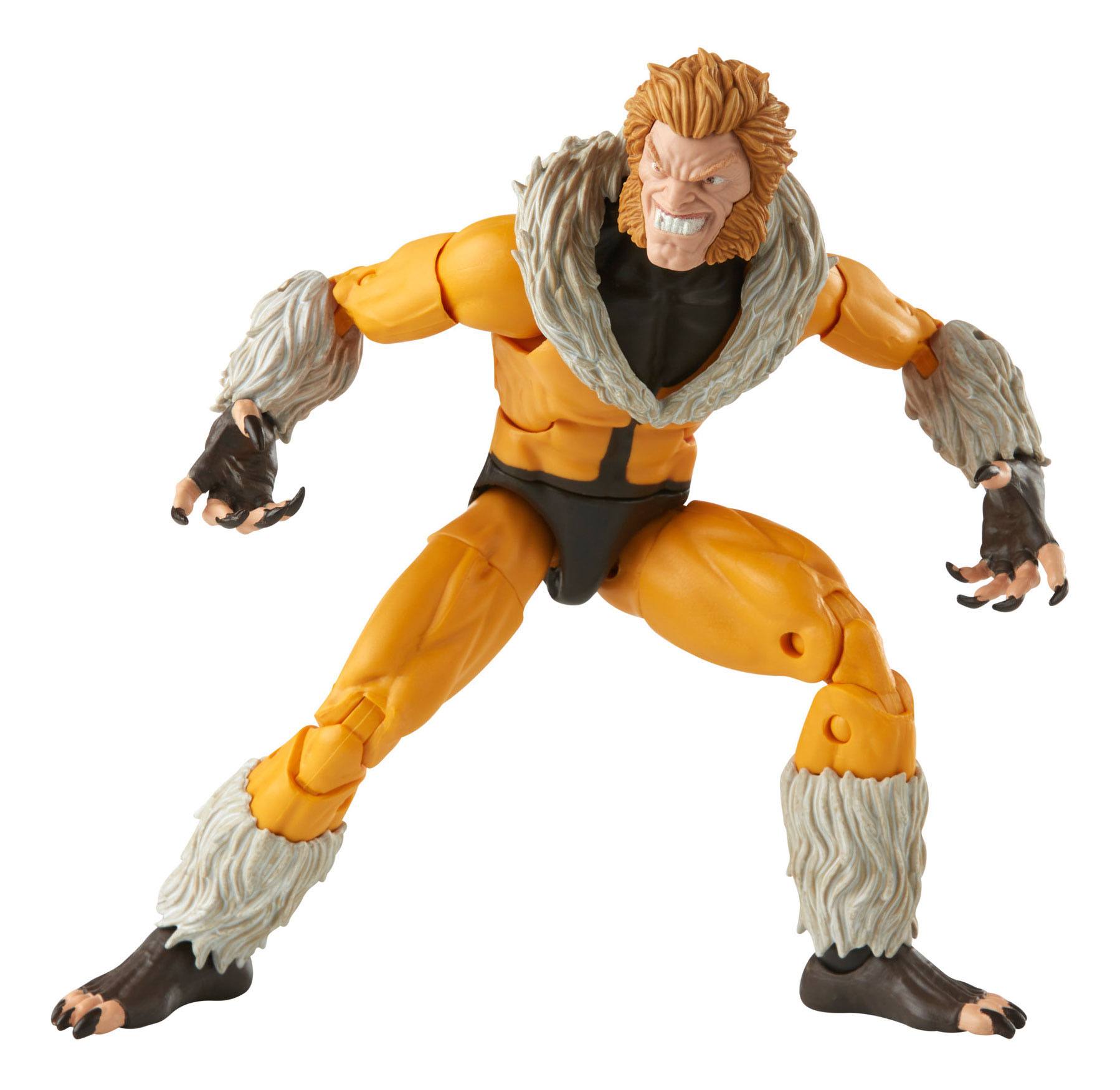 Marvel Legends Series 6-Inch Action Figure of Marvel’s Fierce Sabretooth