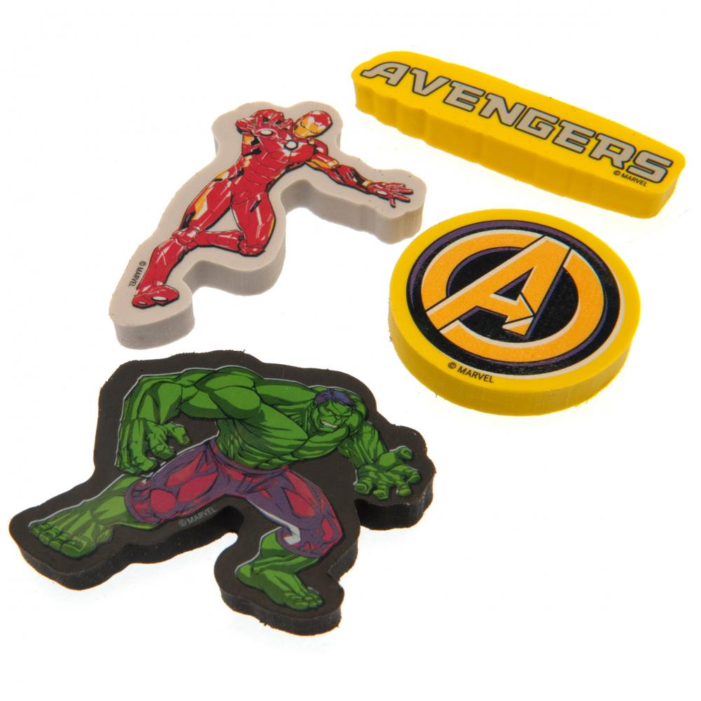 Fantastic Set of 4 Marvel Comics Themed Erasers