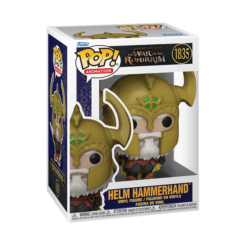 The Lord of the Rings: The War of the Rohirrim Helm Hammerhand Funko POP! 5.15-Inch Vinyl Collectible Figure