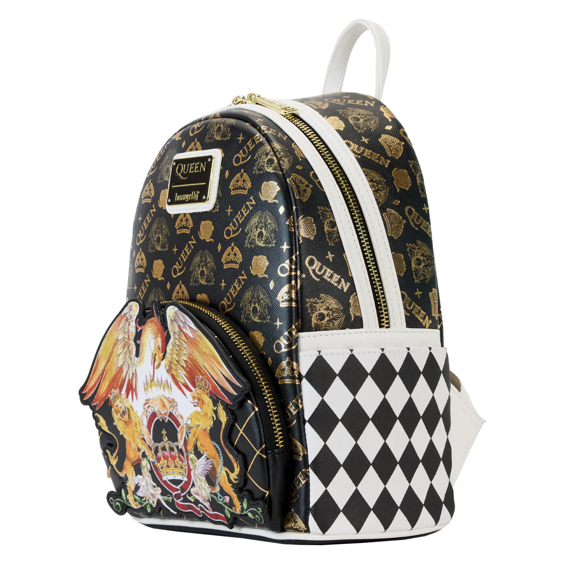 Loungefly Mini Backpack Featuring the Iconic Queen Logo Crest