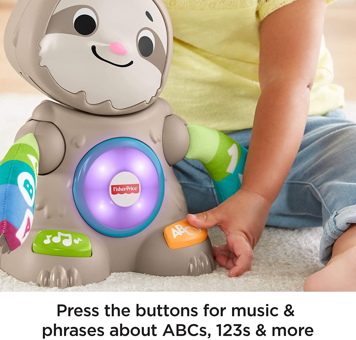 Fisher-Price Linkimals Sloth Toy with Smooth Dancing Moves