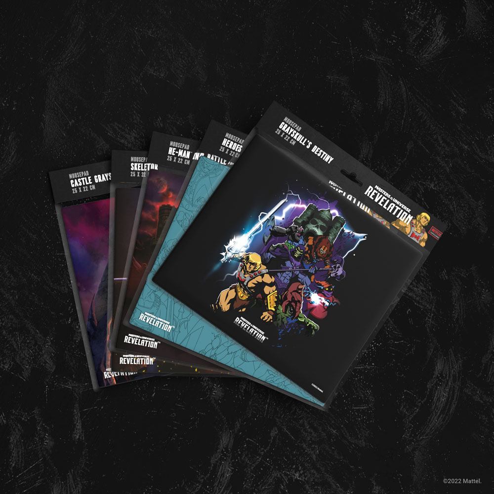 Masters of the Universe Revelation Retro Mousepad: Decide Grayskull's Fate